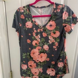 Floral tee